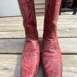 RED EIGHT SECOND ANGEL BOOTS